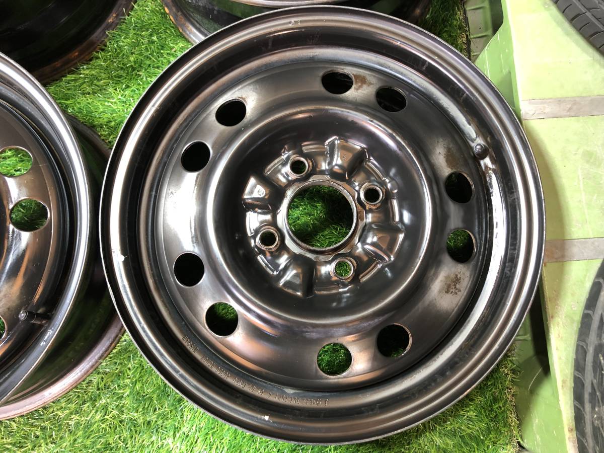 日産純正 15inch 6j+35 PCD114.3 4穴 180 ウイングロード シルビア セフィーロ ブルーバード プリメーラ ローレル ADバン NV200 バネット_画像4