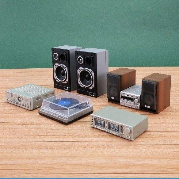 Onkyo オーディオ ミニチュアコレクション 全5種類 新品 ガチャ カプセルトイ ケンエレファント