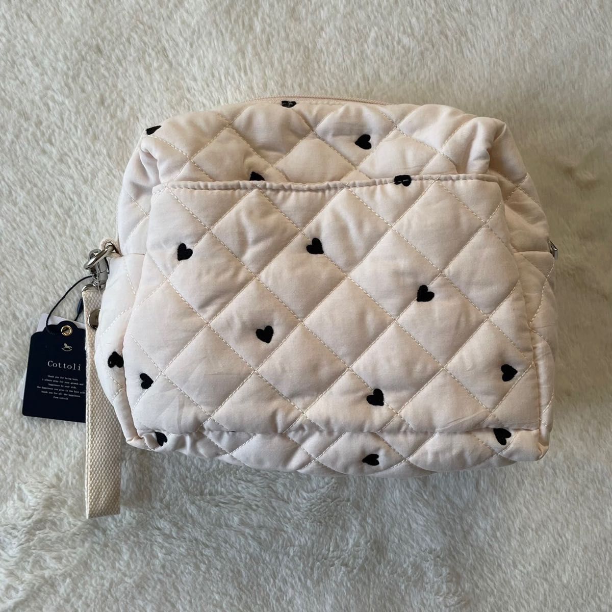 バースデイ cottoli コトリ 黒ハート おむつポーチ|Yahoo バースデイ cottoli コトリ 黒ハート おむつポーチ|Yahoo