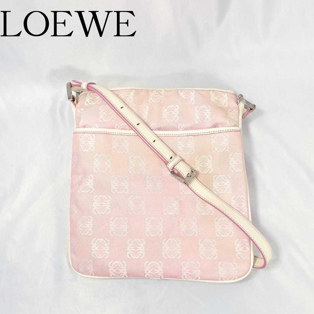 惑星科学者 LOEWE ロエベ ショルダーバッグ リピートアナグラム 斜め