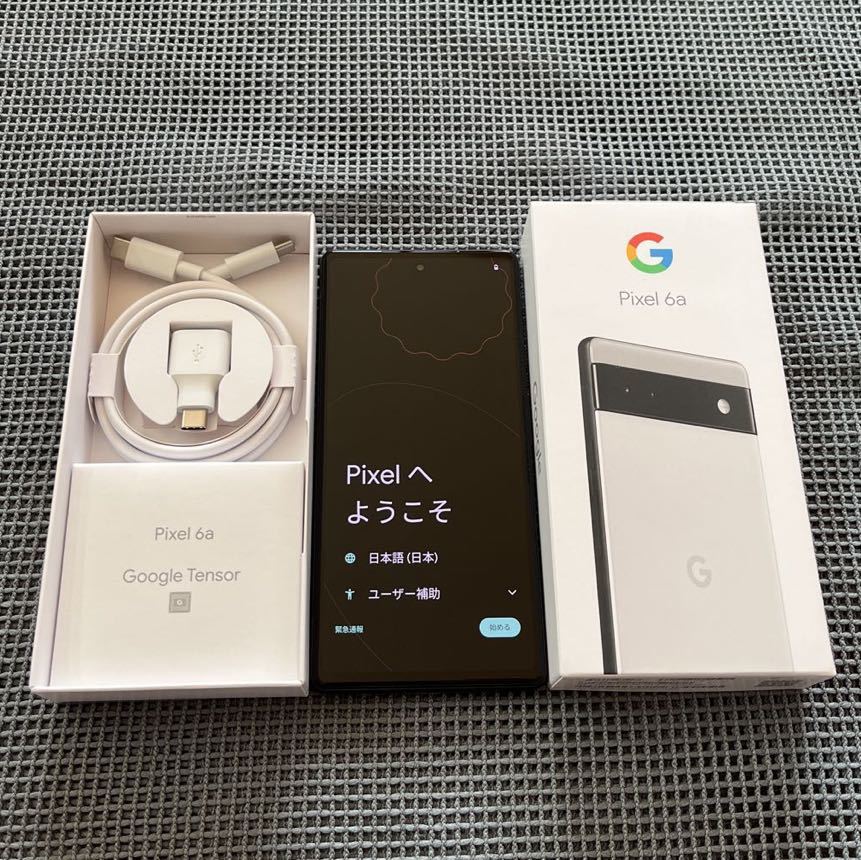 オープニングセール】 6a Pixel 128GB 超美品 SIMフリー 白 チョーク