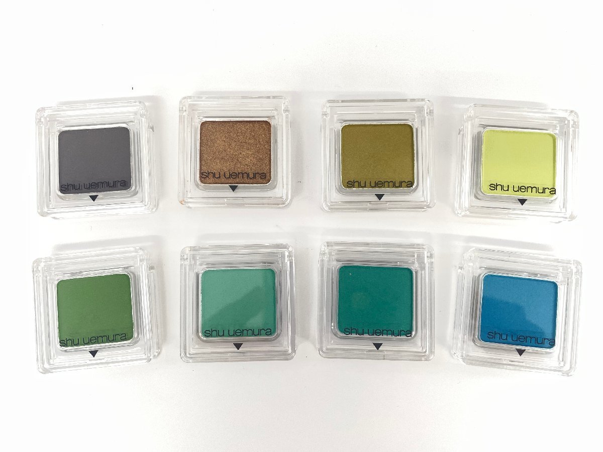 #[YS-1] shu uemura Shu Uemura # Press do eyeshadow 8 point set summarize # green group blue group [ including in a package possibility commodity ]#F