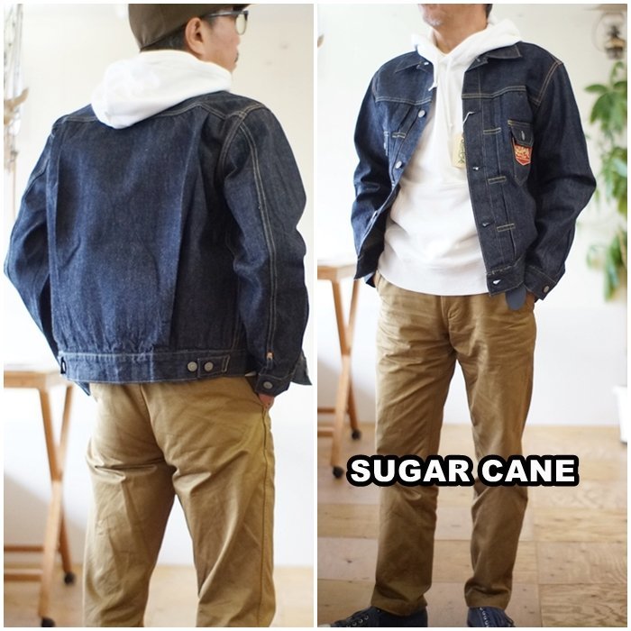 当季大流行 SUGARCANE シュガーケーン セカンドGジャン 11953 サイズM