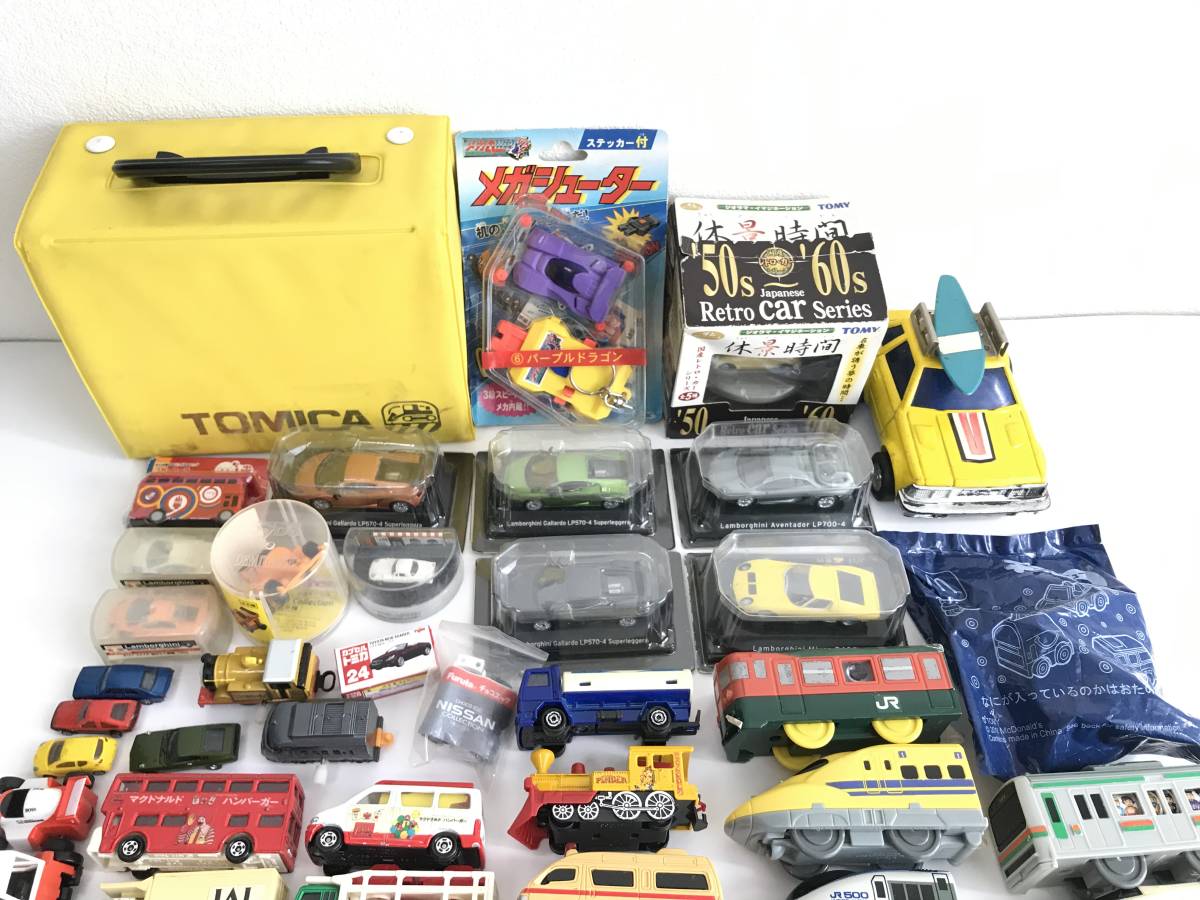 26T10・トミカ チョロQ ミニカー 車 電車 食玩 マクドナルド DyDo