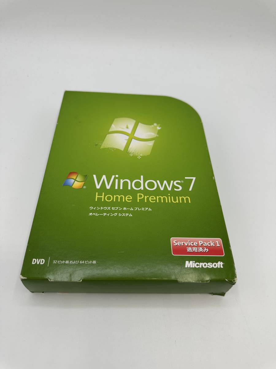 【送料無料】　Microsoft Windows 7 Home Premium SP1適用済み 製品版 32ビット 64ビット 対応_画像1