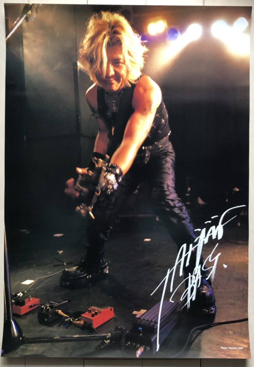 沢田泰司(TAIJI) ポスター 2000年頃 A3サイズ X Japan , LOUDNESS , D.T.R , Cloud Nine , 音風 , TAIJI with HEAVEN'S , TSP_画像1