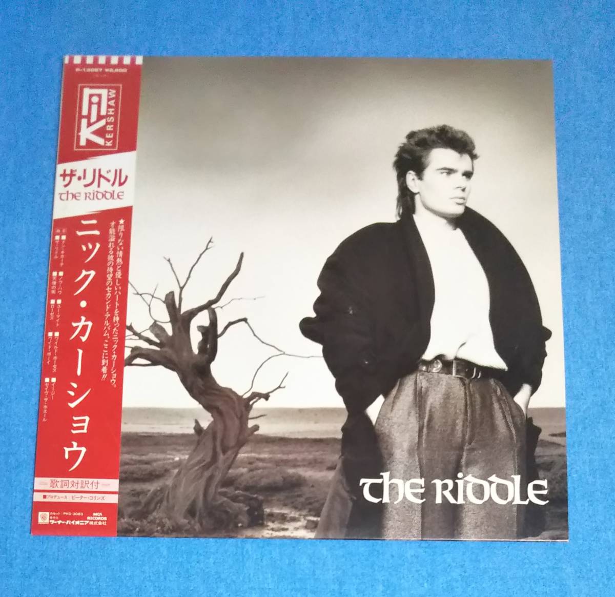 国内盤LP■ニック・カーショウ / ザ・リドル■帯付■再生確認済み■NIK KERSHAW / THE RIDDLE■1984年作品_画像1