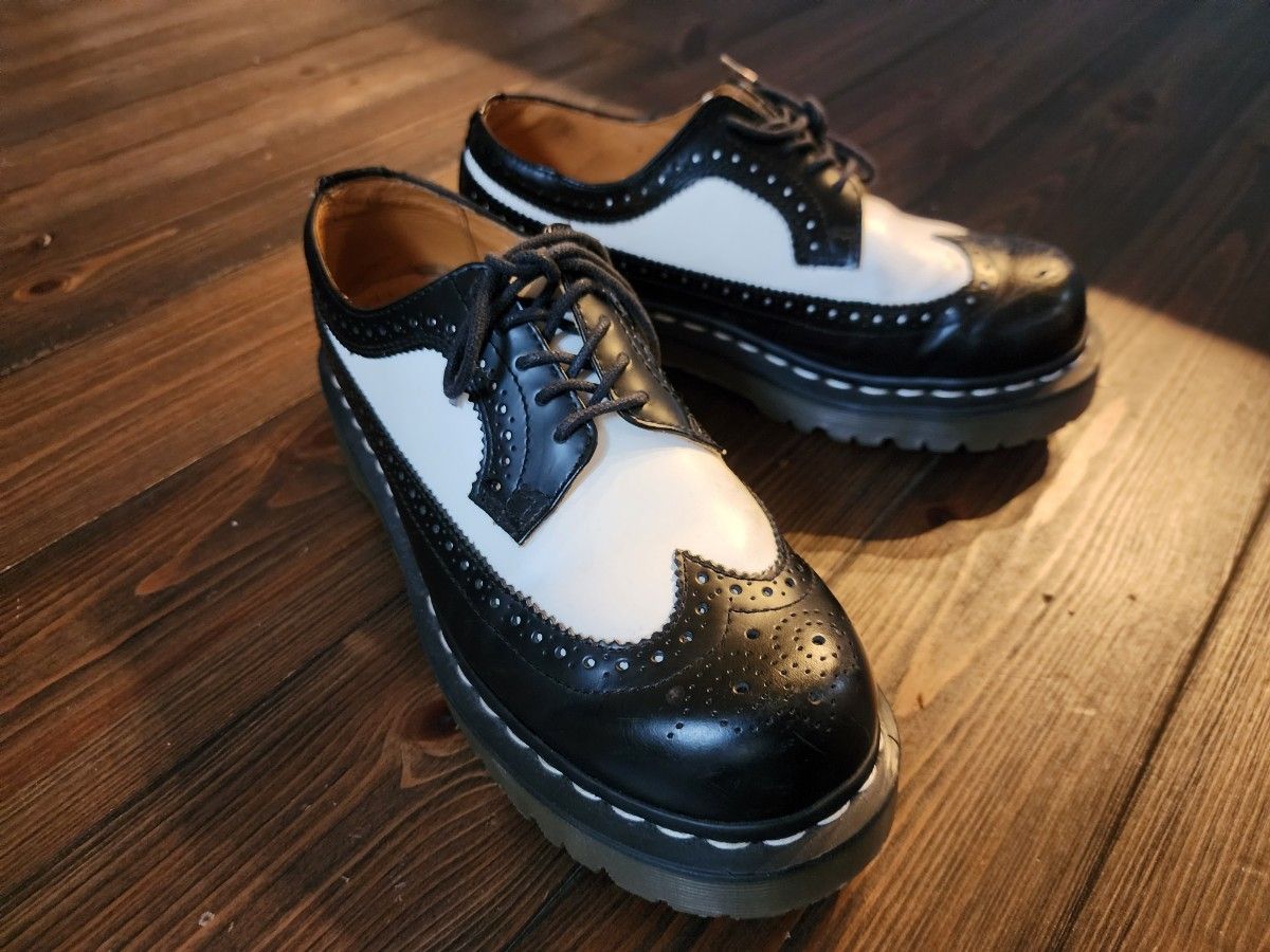 Dr Martens ウイングチップ革靴 UK10 28 5cm 茶 Yahoo!フリマ（旧）-