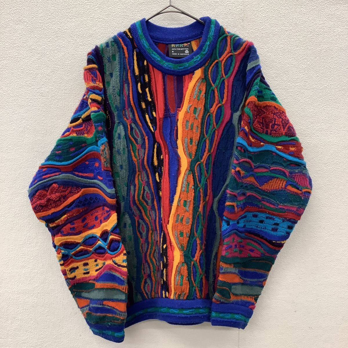 COOGI クージー 立体網 3Dニット セッターウール100 COOGI クージー 立体網 3Dニット セッターウール100