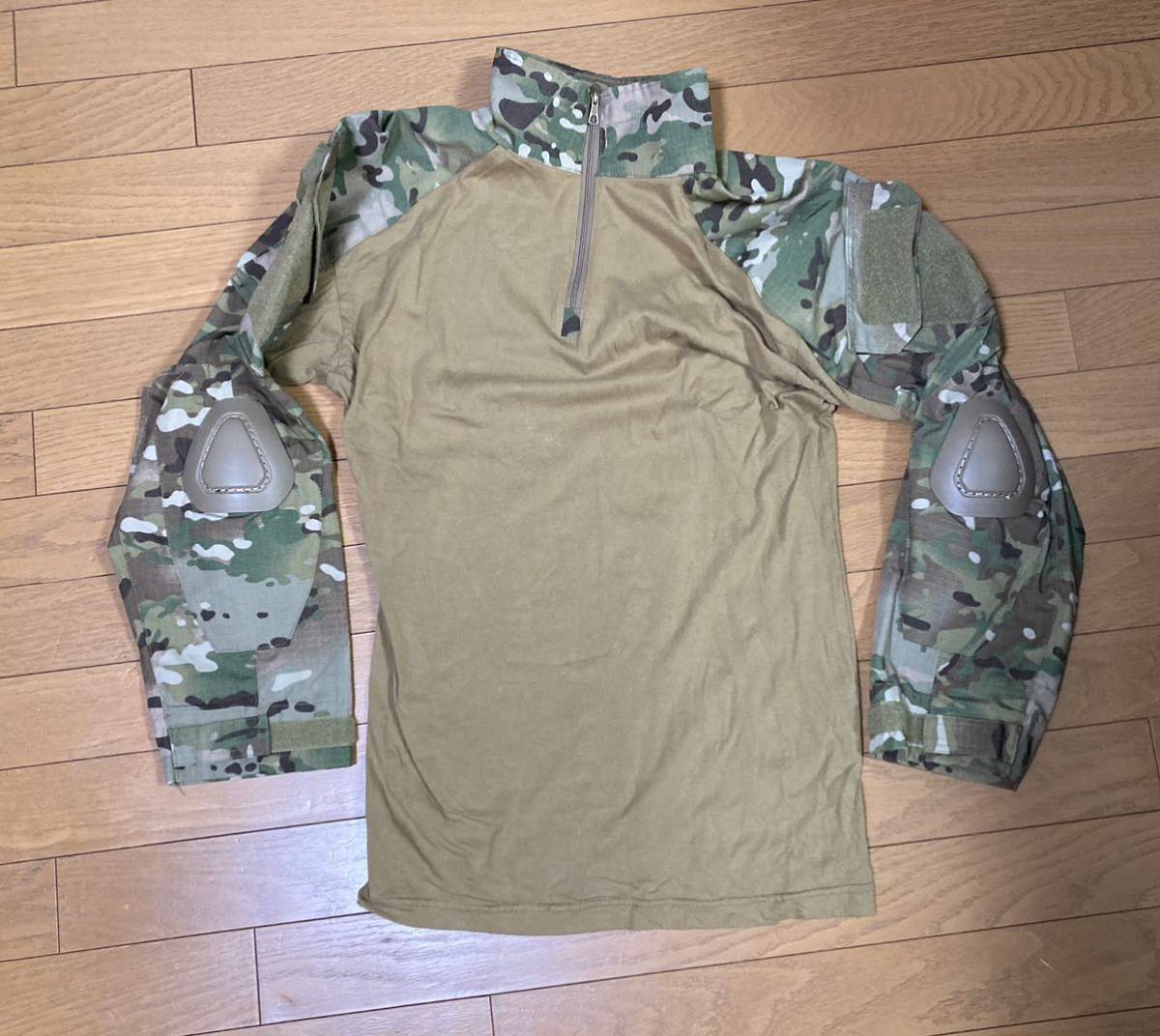 中古 コンバットシャツ M/R サイズ マルチカム 迷彩服 BDU タクティカル コンシャツ サバゲー 装備 ミリタリーの画像1