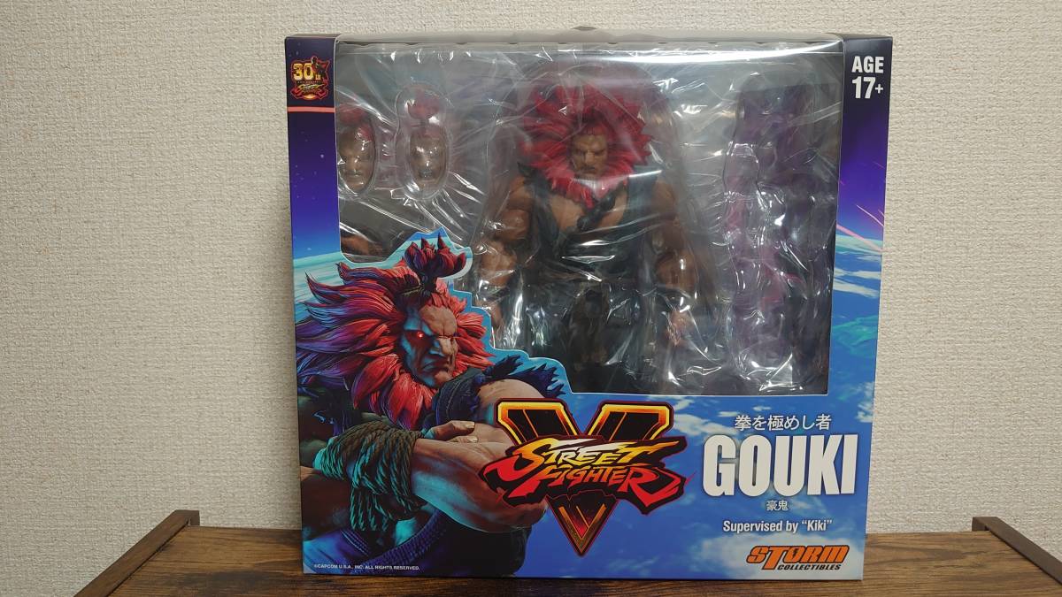 ストームコレクティブルズ　ストリートファイター　Ⅴ　豪鬼　GOUKI　フィギュア　STORM COLLECTIBLES　拳を極めし者　未開封品_画像1