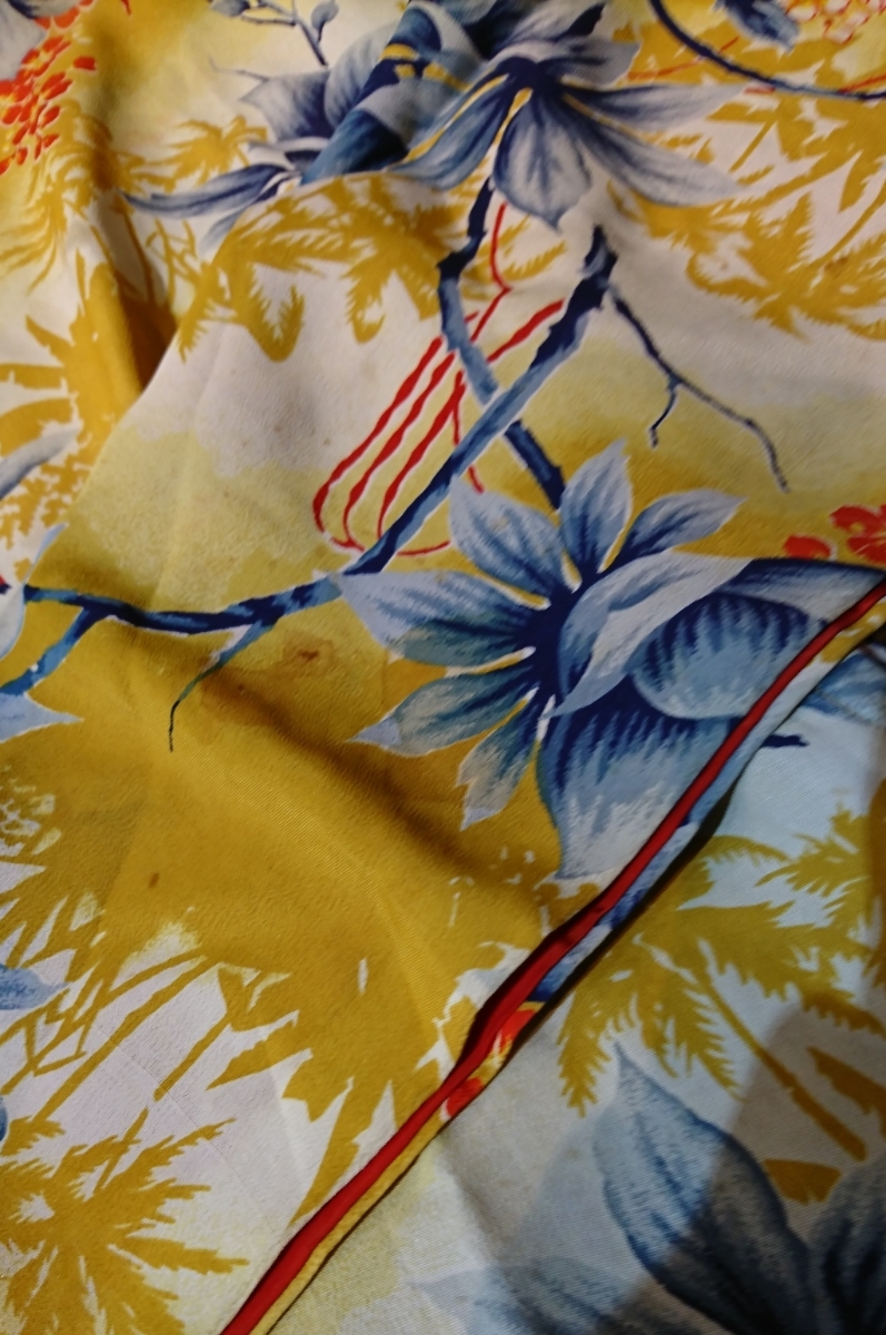 50s vintage hawaiian dress ladys ハワイアン ドレス 激レア 希少 コレクション_画像8