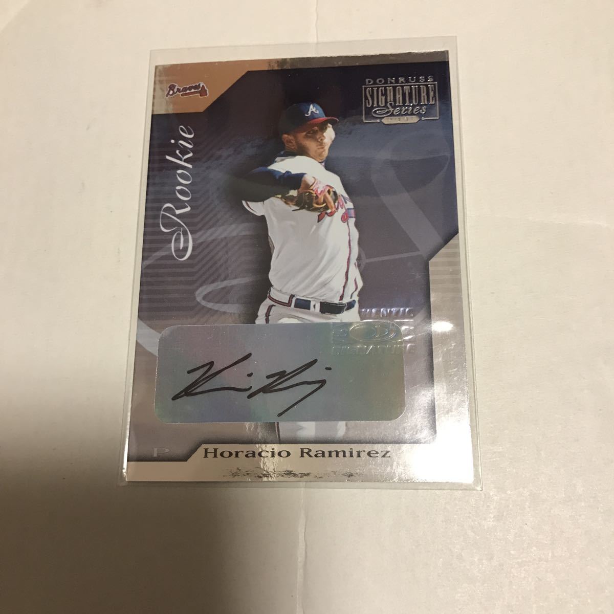 Horacio Ramirez RC 2001 Donruss Signature Series auto /330_画像1