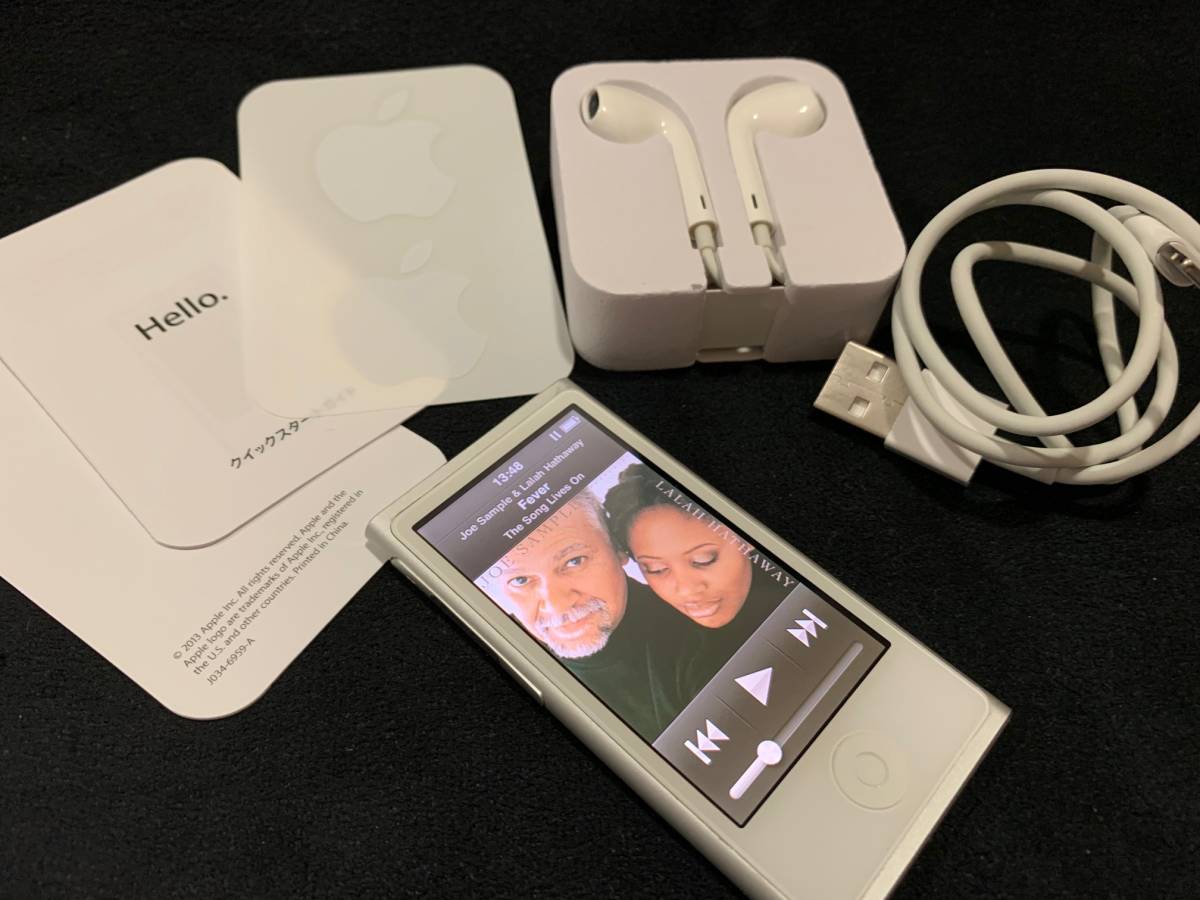 【美品】Apple iPod nano 第7世代 16GB シルバー