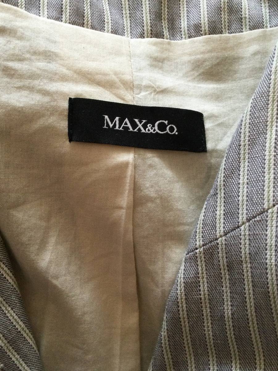 MAX&Co.* jacket gray stripe 