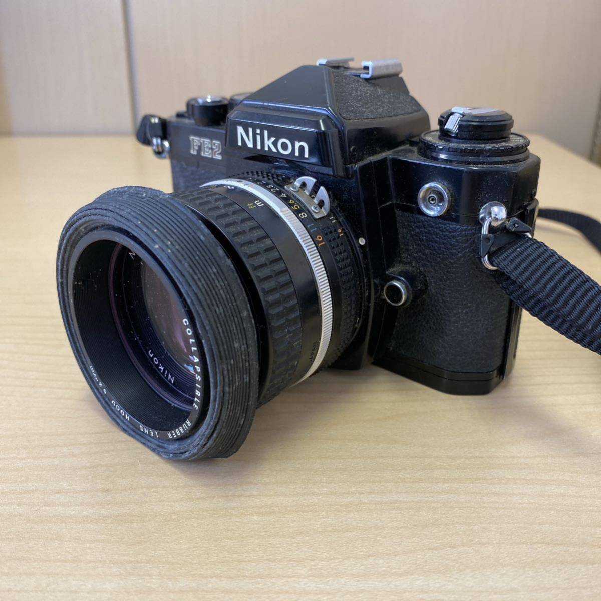 TS1020⑲】Nikon FE2 一眼レフ フィルムカメラ ブラック 黒 長期保管品