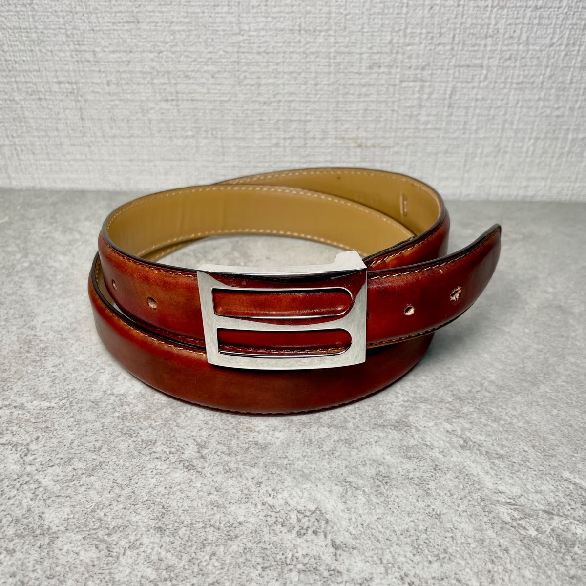 【美品】Berluti ベルルッティ ベルト レザー 90/36