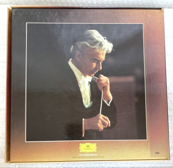 独DGG LPBOX レコード 8枚組 BEETHOVEN ベートーヴェン 交響曲 第９番 KARAJAN カラヤン 2740172 DGG 西ドイツ盤 クラシック LP 藤293_画像5