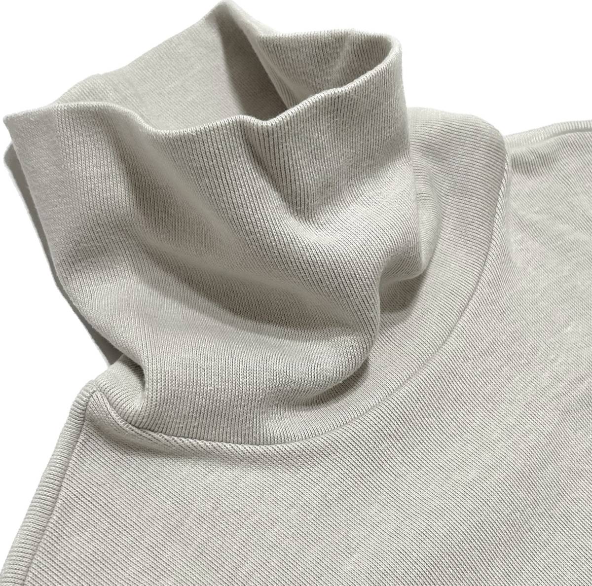 定価1.9万 KAZUYUKI KUMAGAI ATTACHMENT double face knit turtleneck dolman cut&sew 2 ダブルフェイスタートルドルマンニット スエット