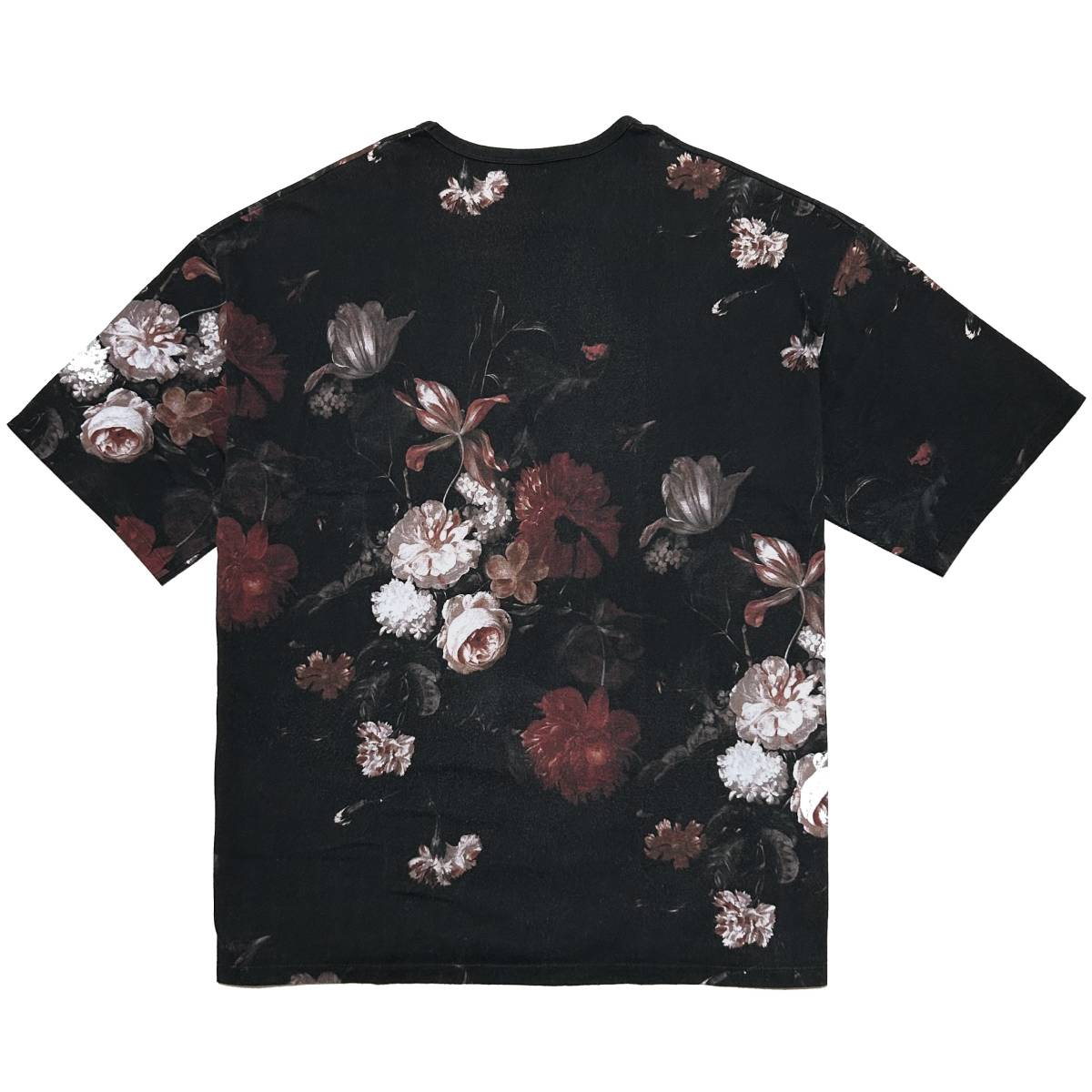 LAD MUSICIAN SUPER BIG T-SHIRT 30/2 T-CLOTH INKJET FLOWER ラッド