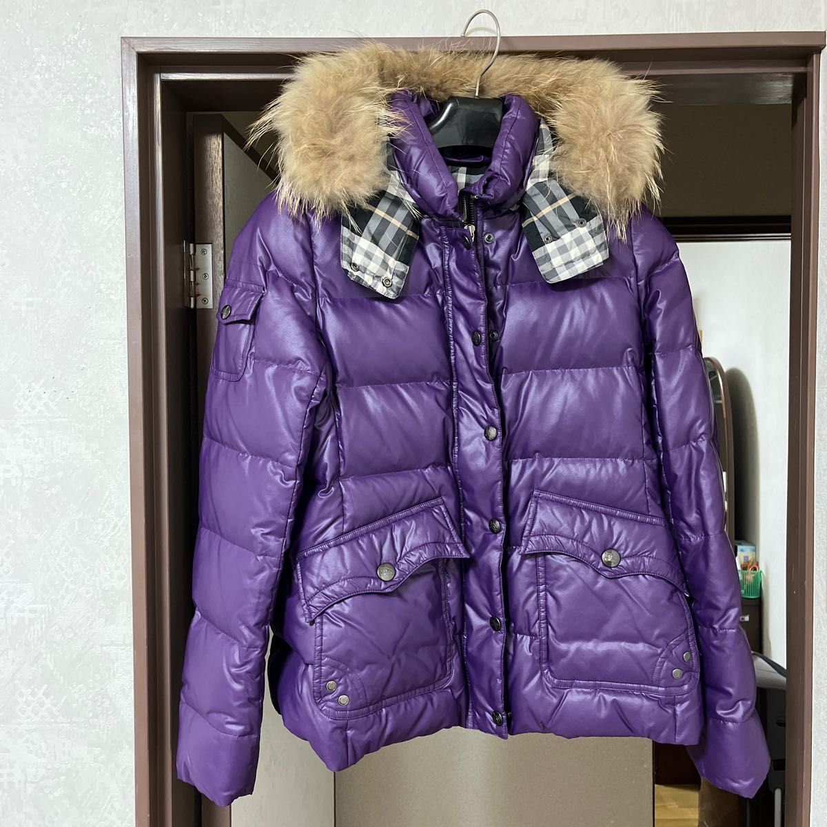 【超美品】ダウンコート バーバリーブルーレーベル ダウンジャケット BURBERRY