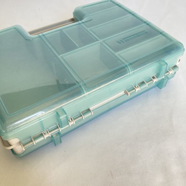 613537 ウッドストリーム ② タックルボックス 2 Tackle Boxes in 1 woodstream TACKLE BOX オールド品 希少入手困難品_画像9