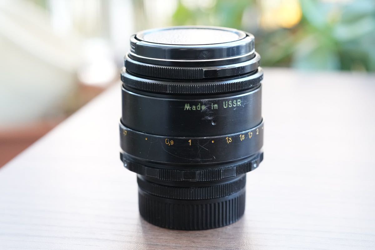 Helios ヘリオス44-2 58mm F2、ソニー用アダプター2種類 - レンズ(単焦点)