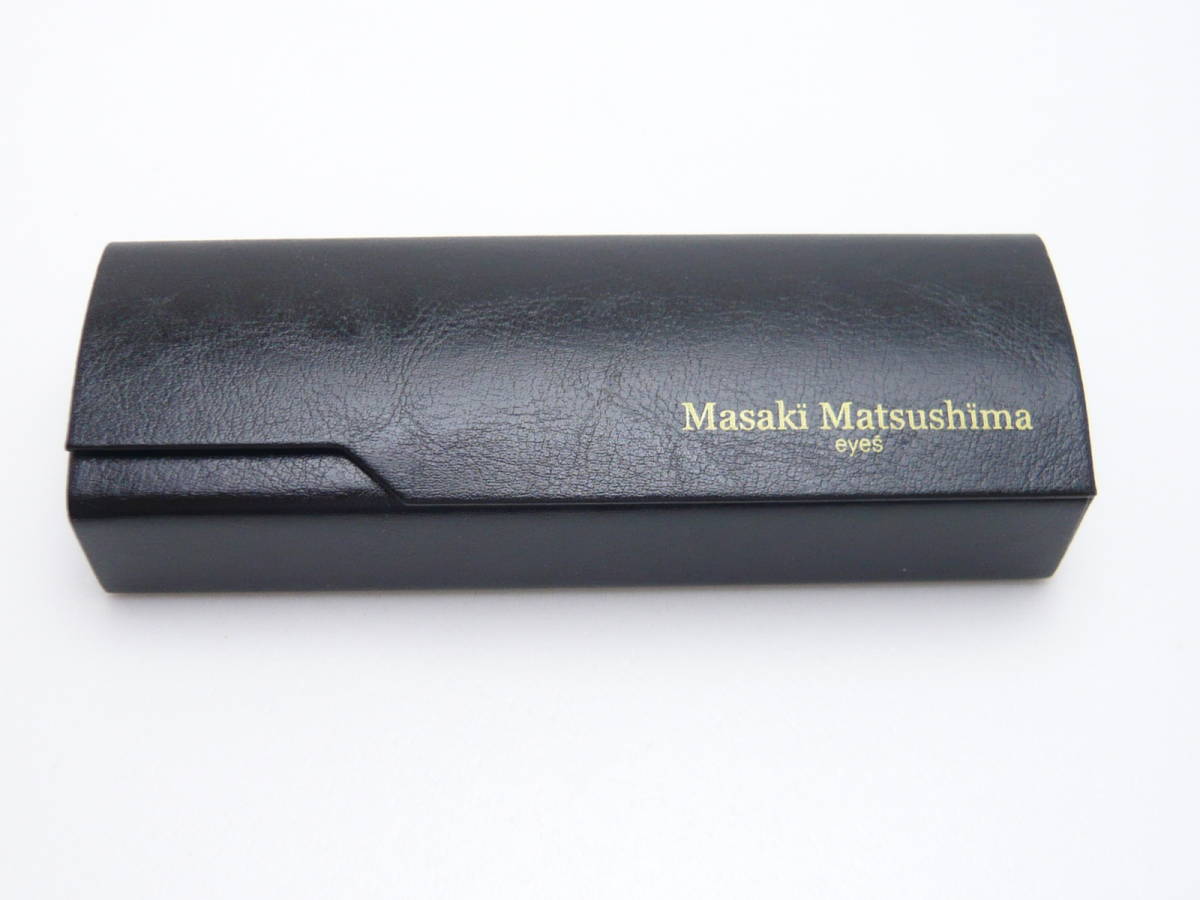 新品 マサキマツシマ メガネ MF-1215-2 グレー ネイビー Masaki Matsushima 正規品 フレーム ケース付き 人気 希少モデル _ケースは入荷時期により異なります