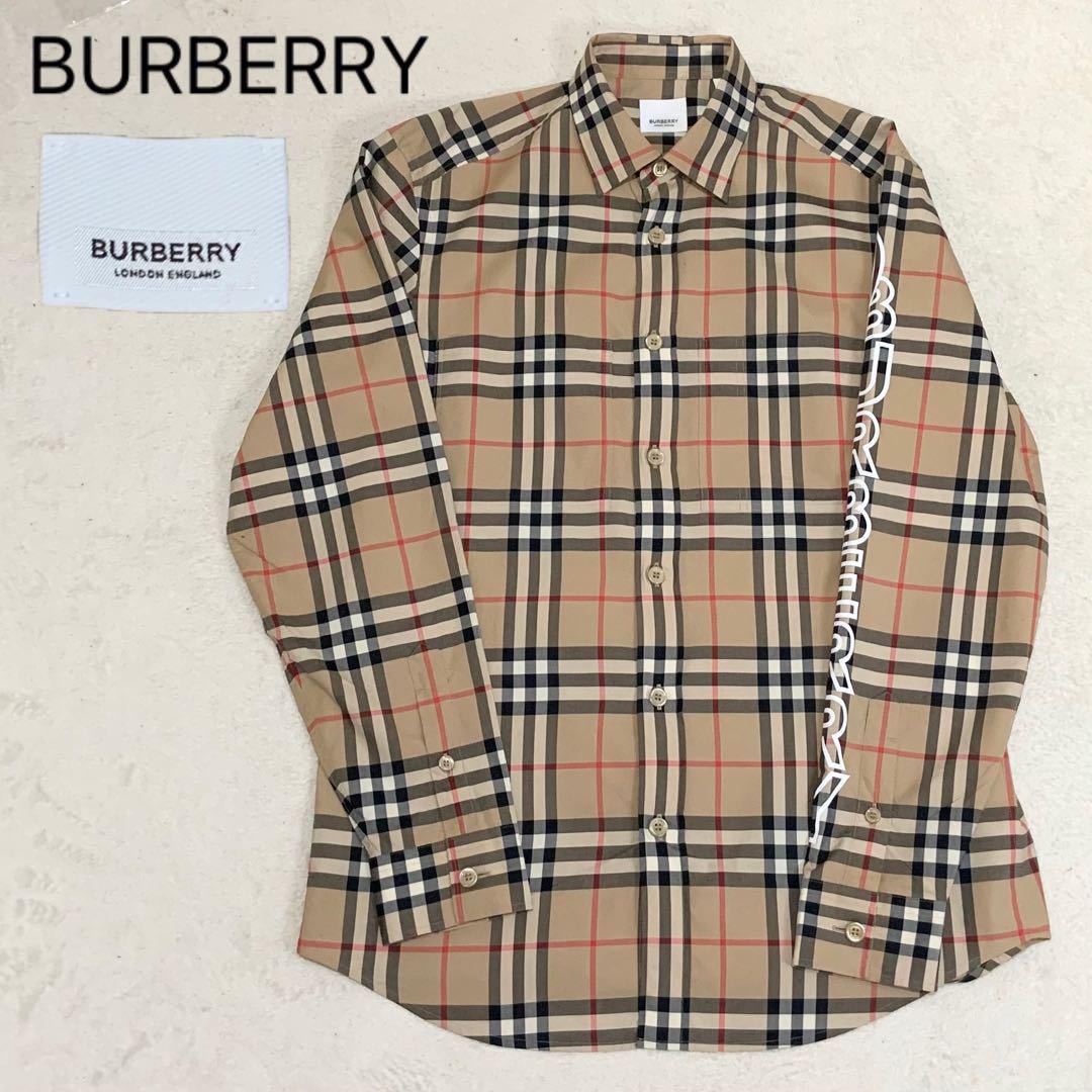 BURBERRY LONDON ENGLAND 総柄チェックシャツ-