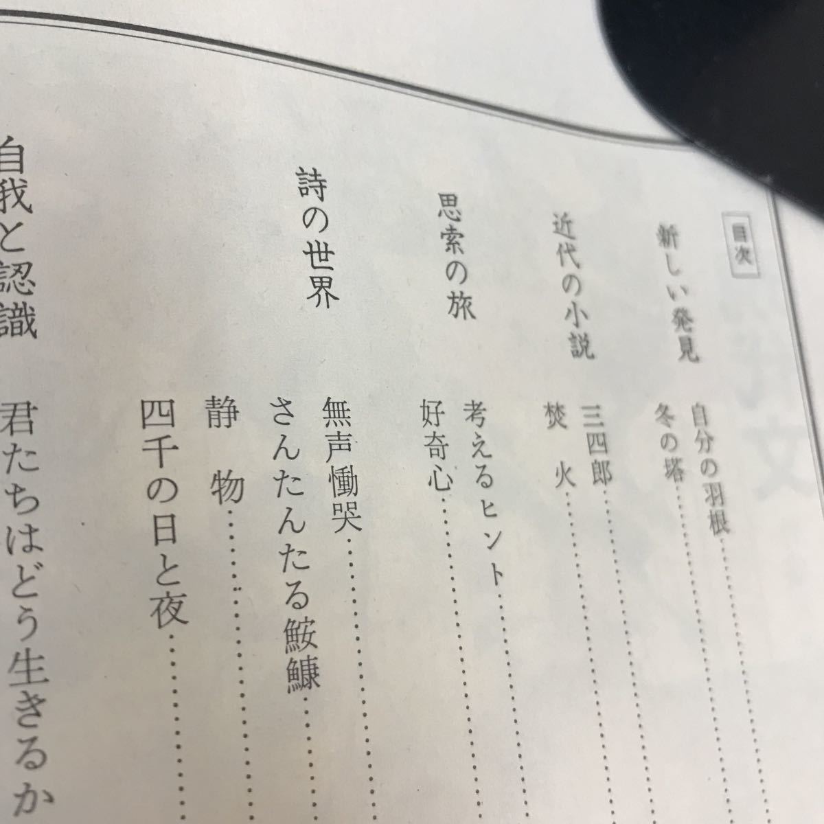 D02-154 高等学校 新現代文 第一学習社 文部省検定済教科書 書き込み・汚れあり_画像3