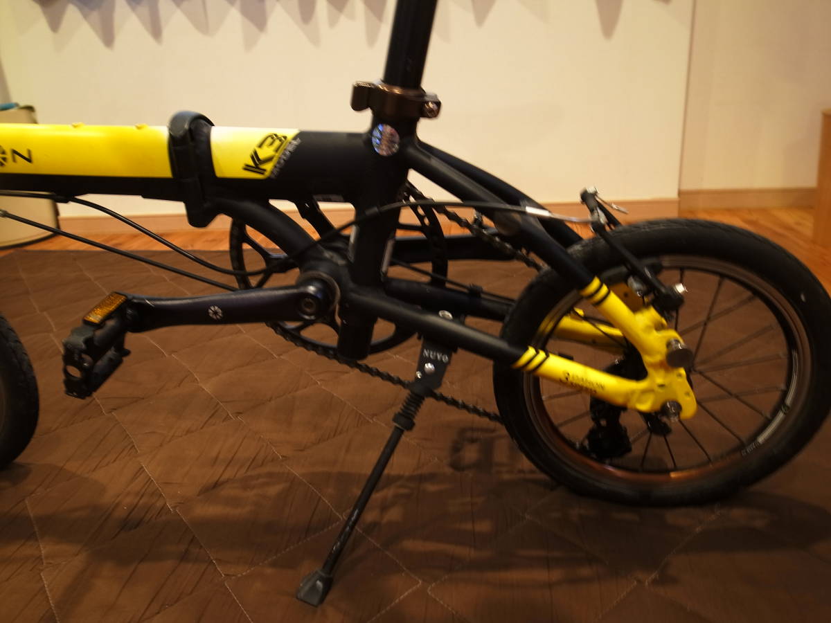 ダホンの折り畳み自転車「DAHON K3」14インチ3速 中古並品の画像4