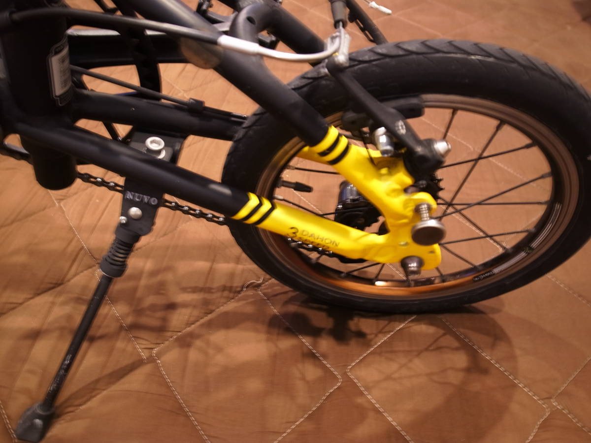 ダホンの折り畳み自転車「DAHON K3」14インチ3速 中古並品の画像9