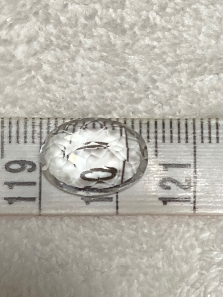 【最終値】ホワイトトパーズ　約7.44ct ビッグストーン　宝石　天然石　ルース　誕生石　カラーレス　14mm×10mm