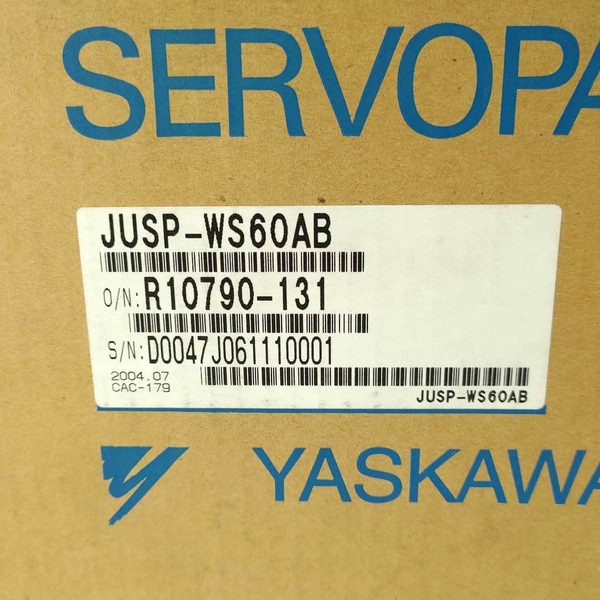 【中古・未使用品】安川電機 サーボパック JUSP-WS60AB YASKAWA_画像2
