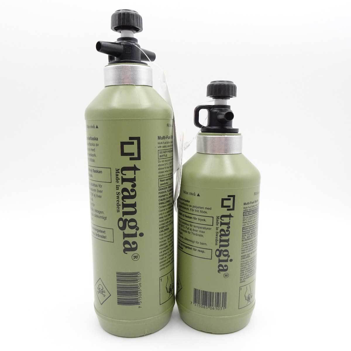 [ used * unused goods ][2 pcs set ] tiger n gear fuel bottle 0.5L/0.3L olive TR-506105/TR-506103 trangia outdoor camp 