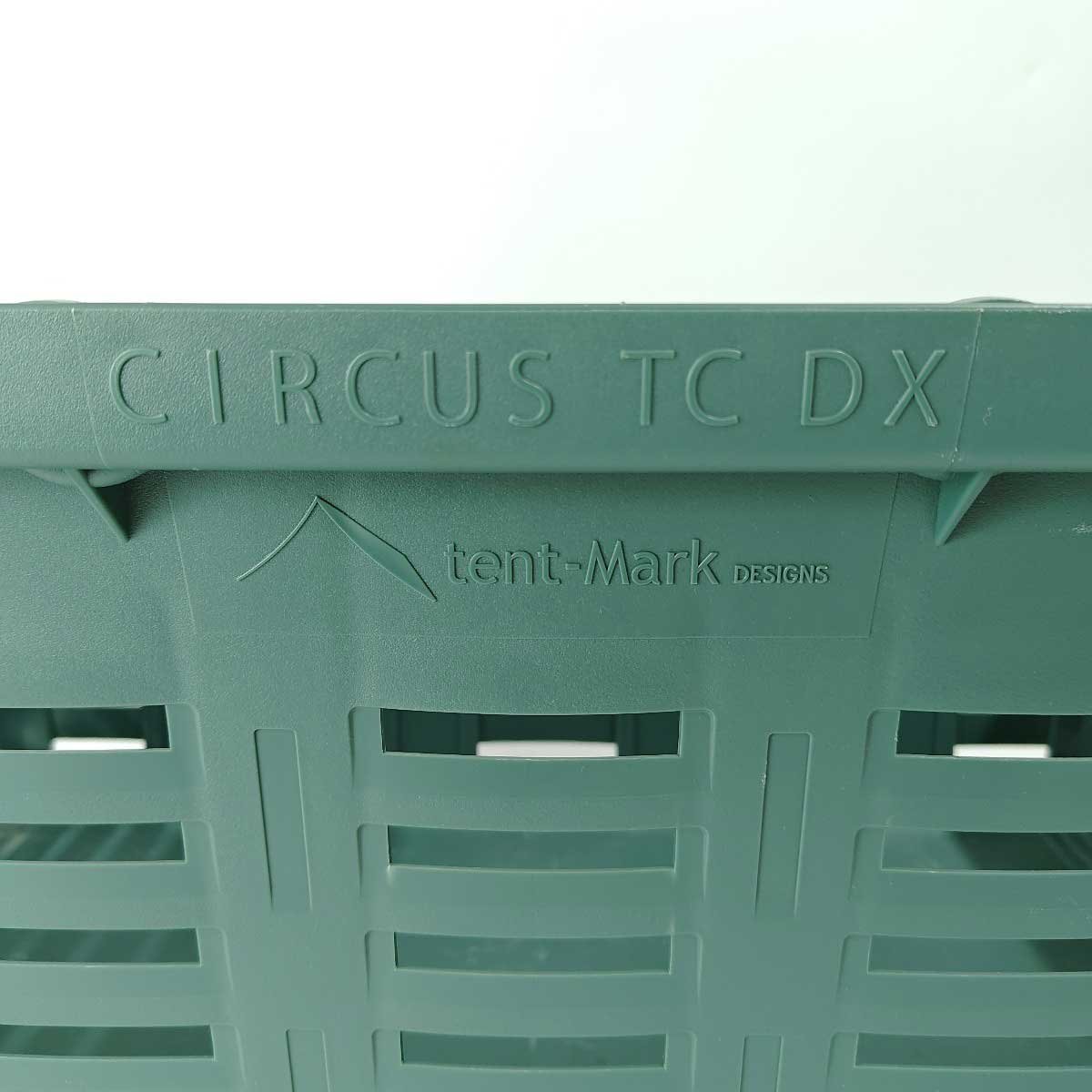 【中古】テンマクデザイン CIRCUS TC DX カゴ バスケット グリーン tent-Mark DESIGNS 収納 キャンプ アウトドア_画像3