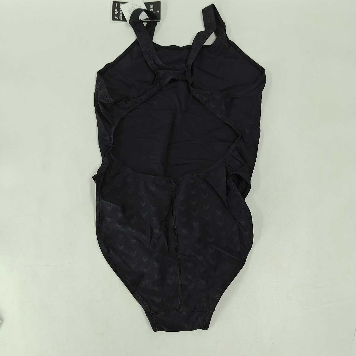 【中古・未使用品】SWIMHXBY 競泳水着 ウロコ柄 5XL ブラック 280 レディース_画像3