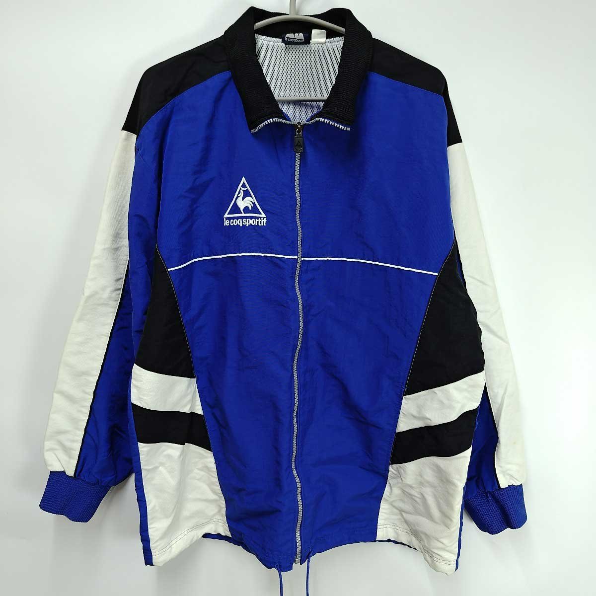 【中古】[上下セット] ルコック ジップアップ ジャケット パンツ 裏メッシュ L メンズ le coq sportif スポーツ サッカー フットサル_画像2