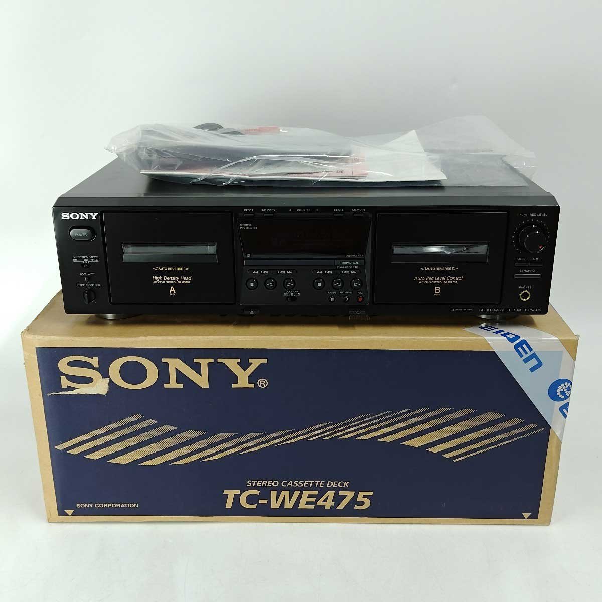 公式 【中古】ソニー SONY TC-WE475 ツインリバースカセットデッキ