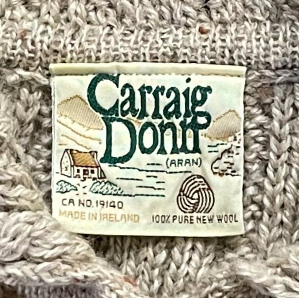 aps239 アイルランド製 Carraig Donn キャレイグドン ニットセーター カーディガン_画像4