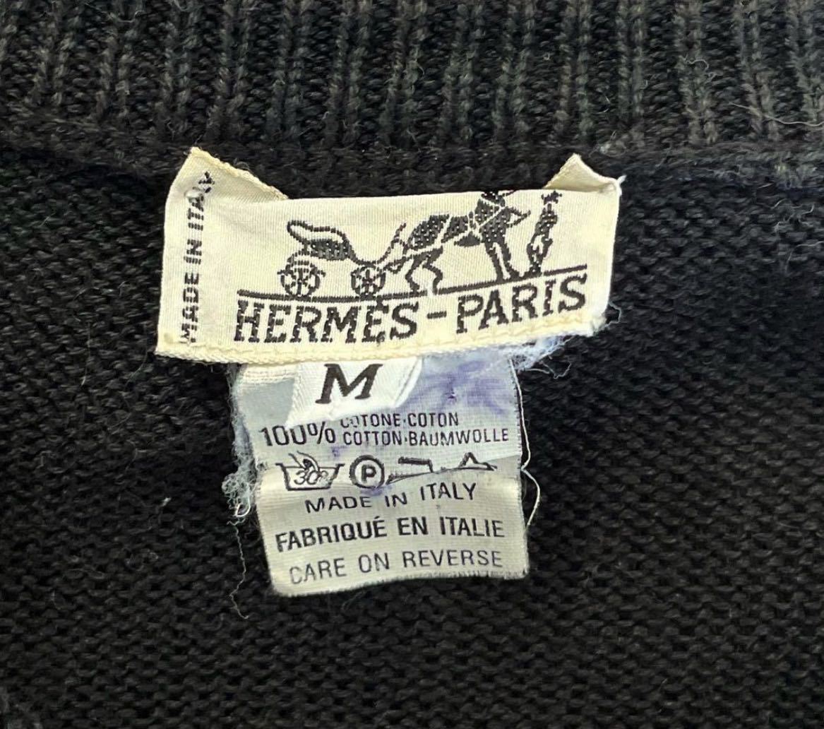 【APS171】超希少!! HERMES-PARIS エルメス マルジェラ期 ニット セーター メンズ Mサイズ_画像5