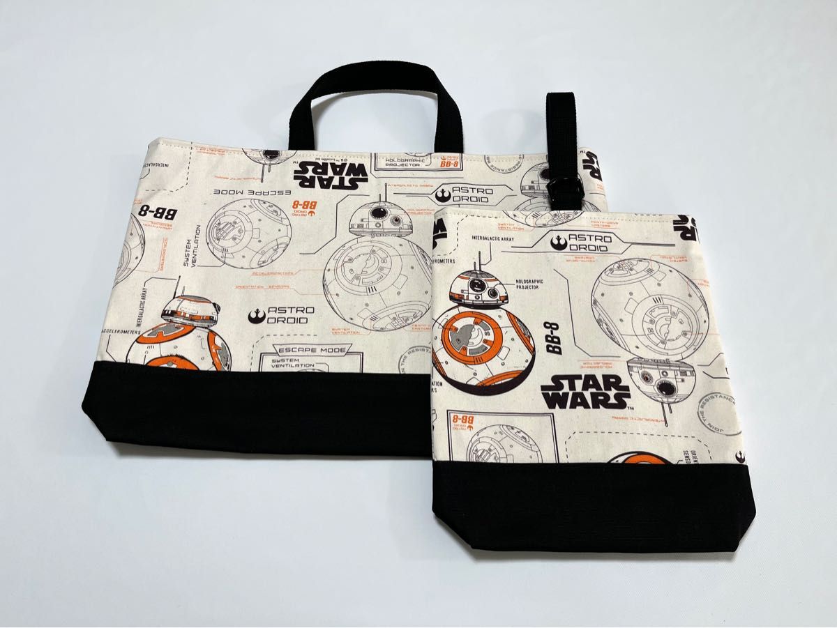 レッスンバッグ　シューズバッグ　スターウォーズ　BB-8  入園入学　ハンプ