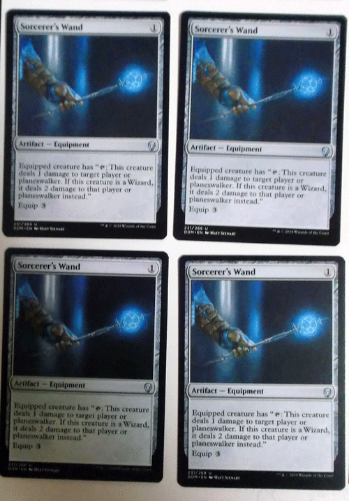 ヤフオク Mtg 英語 4枚セット Sorcerer S Wand 呪術師のワ