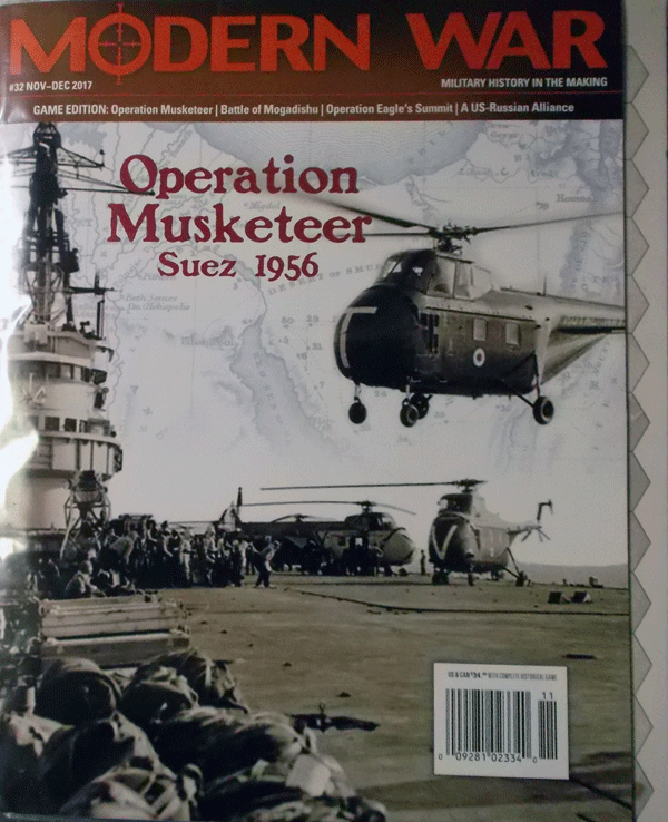 DG/MODERN WAR NO.32/OPERATION MUSKETEER SUEZ 1956/駒未切断/日本語訳無し