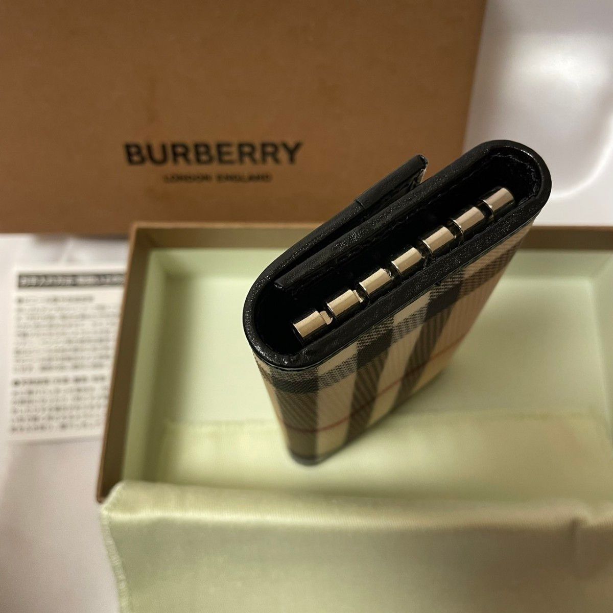 【新品未使用】BURBERRY バーバリー 6連キーケース タグ付き