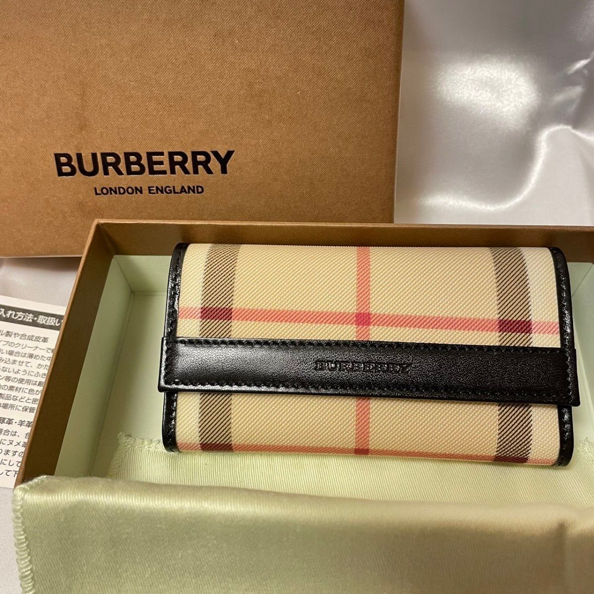 【新品未使用】BURBERRY バーバリー 6連キーケース タグ付き