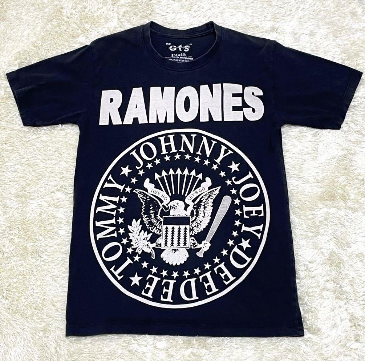 RAMONES ラモーンズ Tシャツ ロゴT ブラック S_画像1