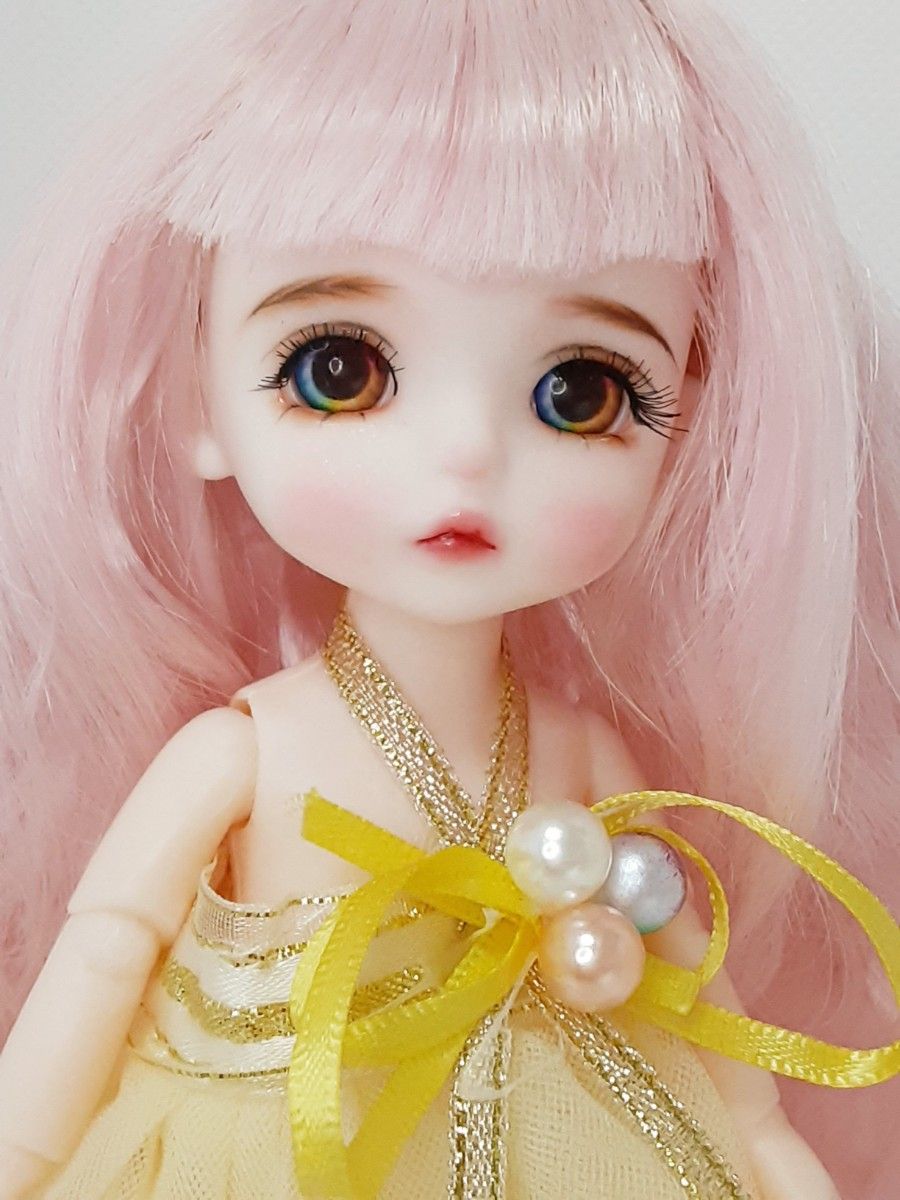 球体関節人形 1/8 着せ替え人形 ミニドール フルセット セリアドール お人形 16㎝