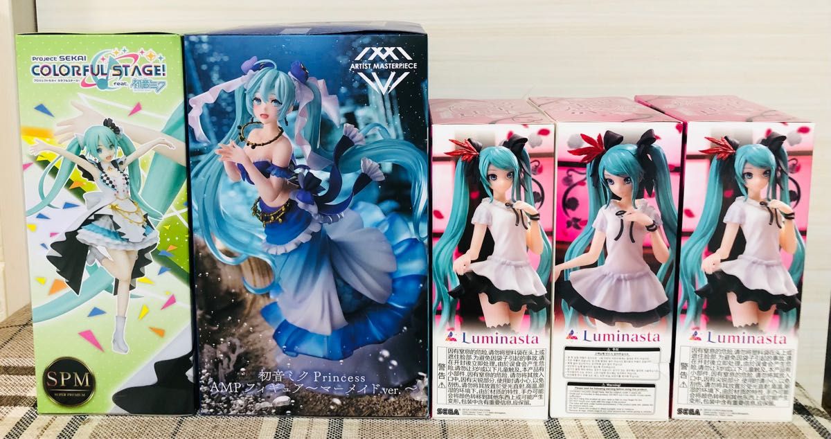 新品未開封 初音ミク フィギュア 5個セット まとめ売り 非売品