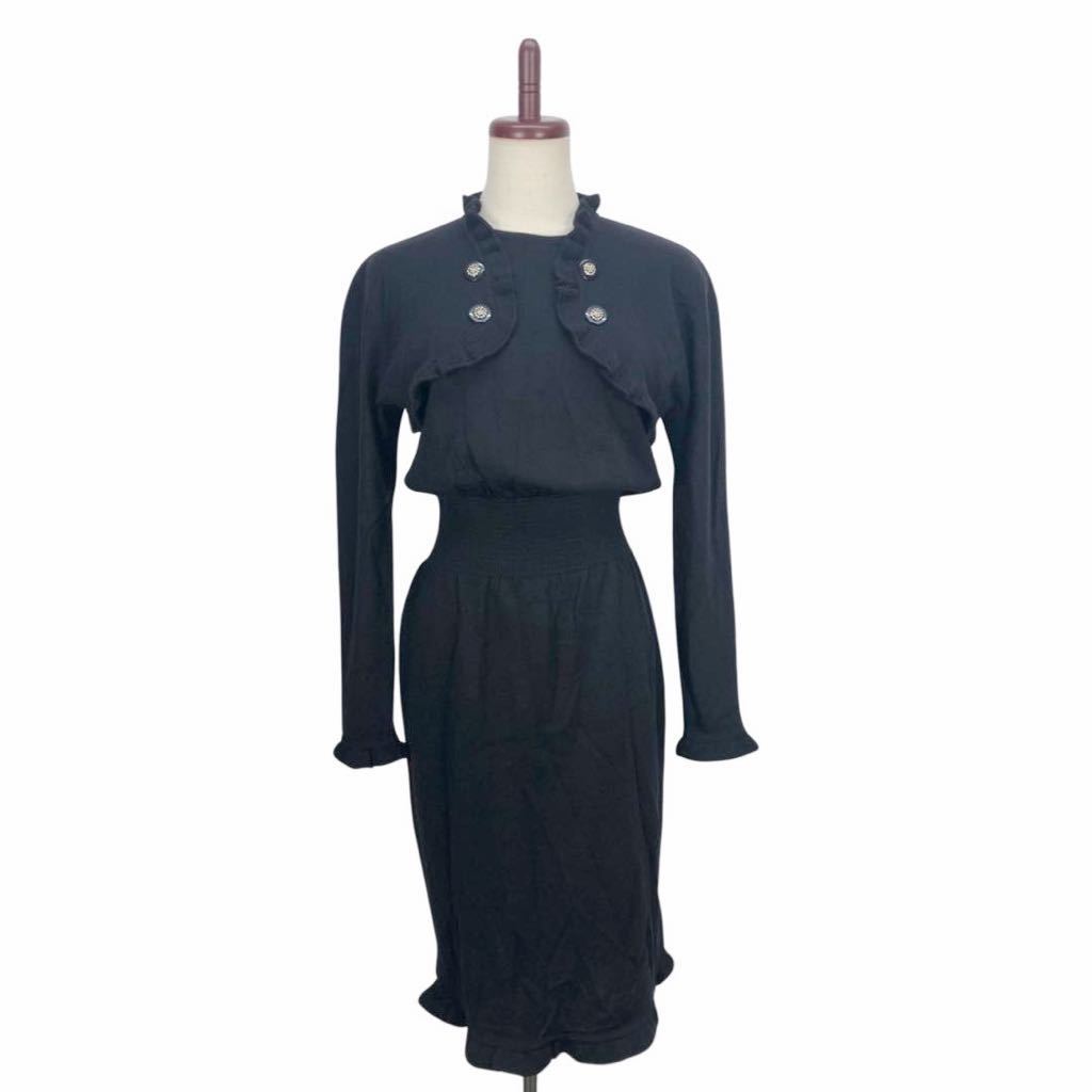 最高の品質の Vintage ヴァレンティノ レディース ブラック カシミヤ混
